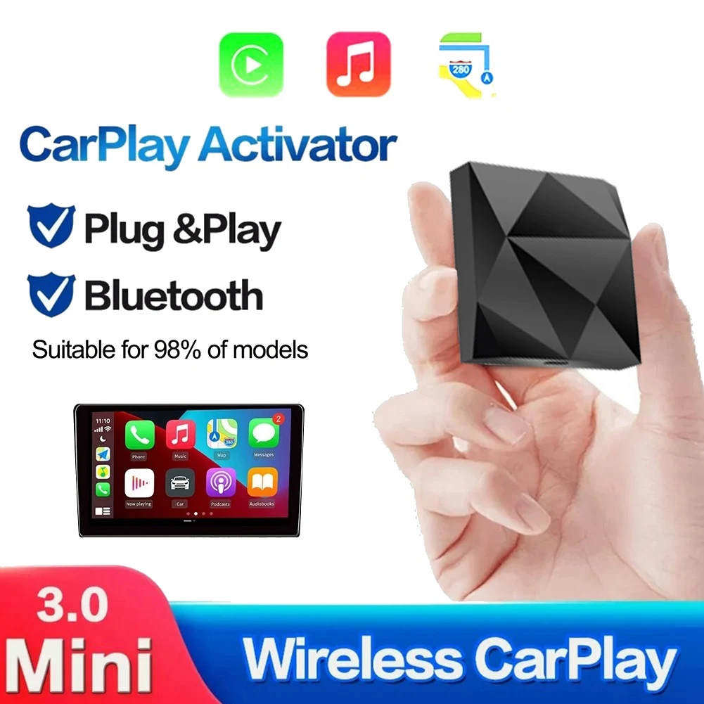

For Apple Carplay Wireless Carlinkit IOS Carplay Wired to Wireless Smart Box for Ford Honda Hyundai Kia Toyota GM -BMW