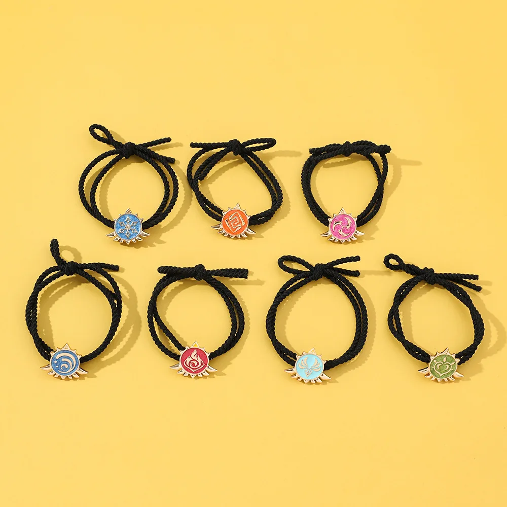 

Game Genshin Impact Cosplay cartoon series head rope game cartoon lovers head ring alloy accessories rubber band