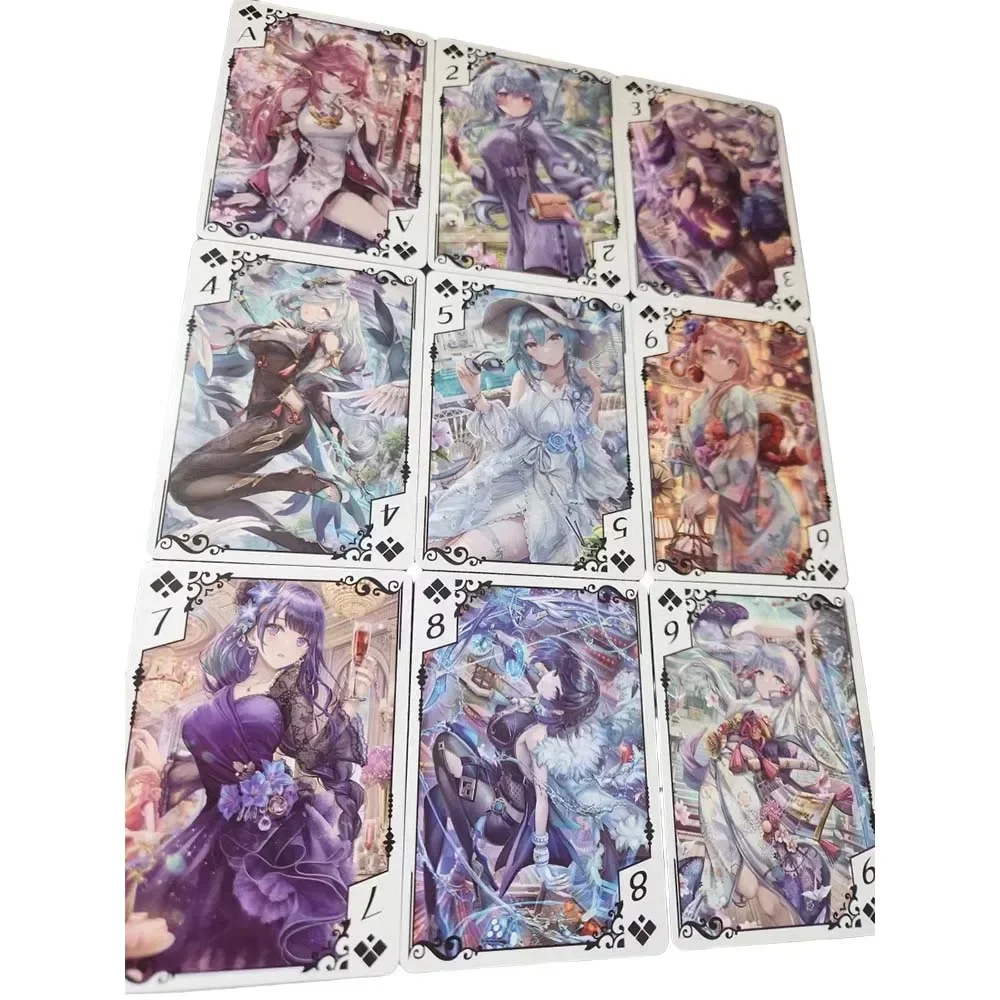 Коллекционные игральные карты Genshin Impact 54 шт