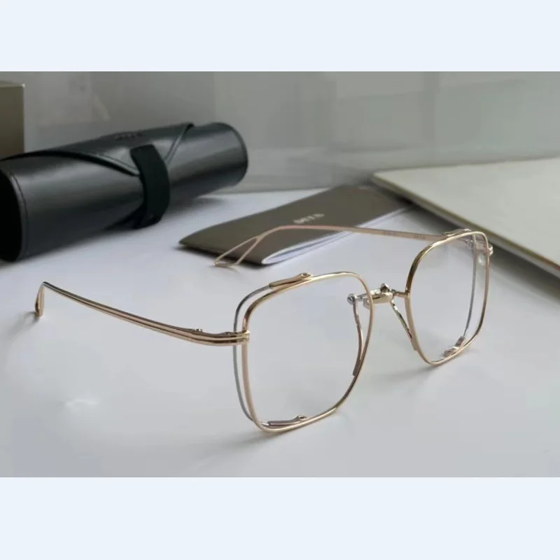 

American Brand DITA LINETO DTX-124 Style Fashion Classics Metal Men Eyeglasses Polaroid UV400 Top Quality Lens Women Sun Glasses