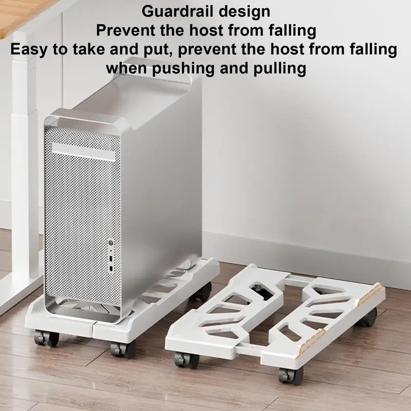 Регулируемая подставка для компьютерной башни вентилируемая мобильного