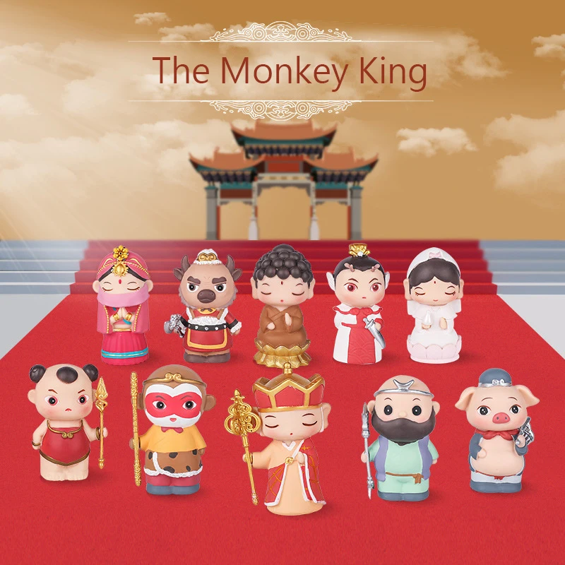 

Blind Box Creative Blind Box Decoration Monkey King Eight Rings Hand-made Desktop Decoration Decoration Gift