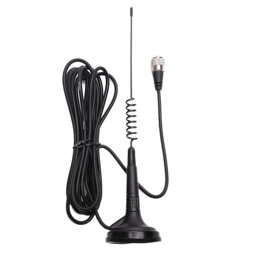 

1345 26-28MHz Center 27MHz CB Radio Magnetic Antenna Coaxial Cable RG-58U 4M Wireless Base-Load Small Mount