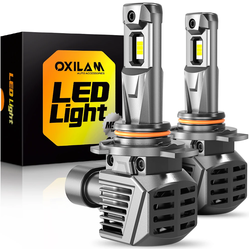 OXILAM 2X Canbus HIR2 9012 Светодиодные турбо-лампы для фар 120 Вт Мощные 22000LM Супер яркие