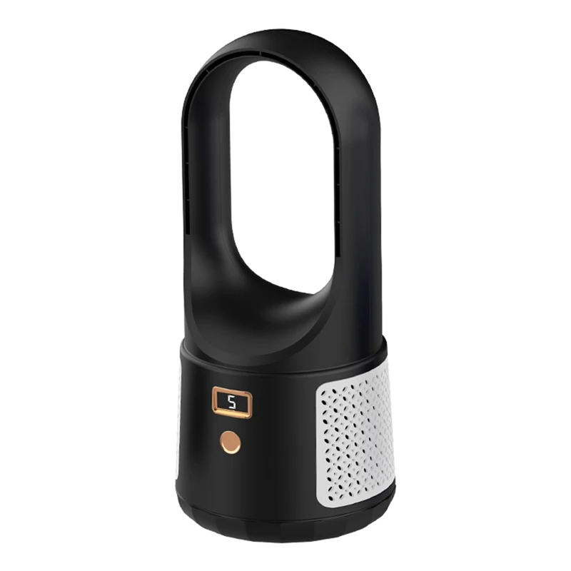 

Безлопастной вентилятор с аккумулятором, Стандартная зарядка, 6 скоростей охлаждения, персональный настольный вентилятор для дома и офиса