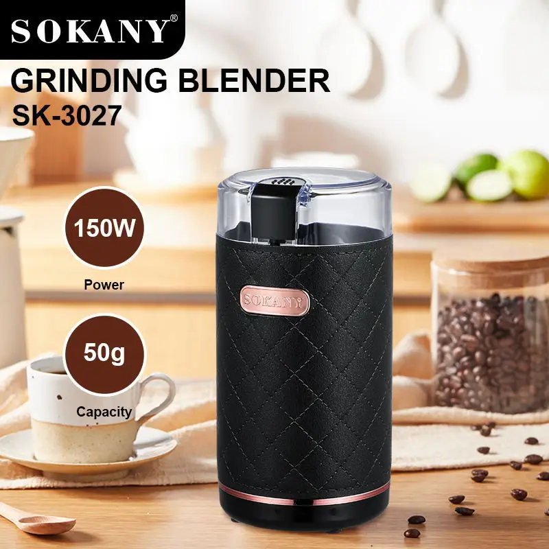 

Coffee Grinders Electric Mini Coffee Bean Mill Grinder Nuts Grains Pepper Grass Espresso Spice Grinder for Drip Coffee Kitchen
