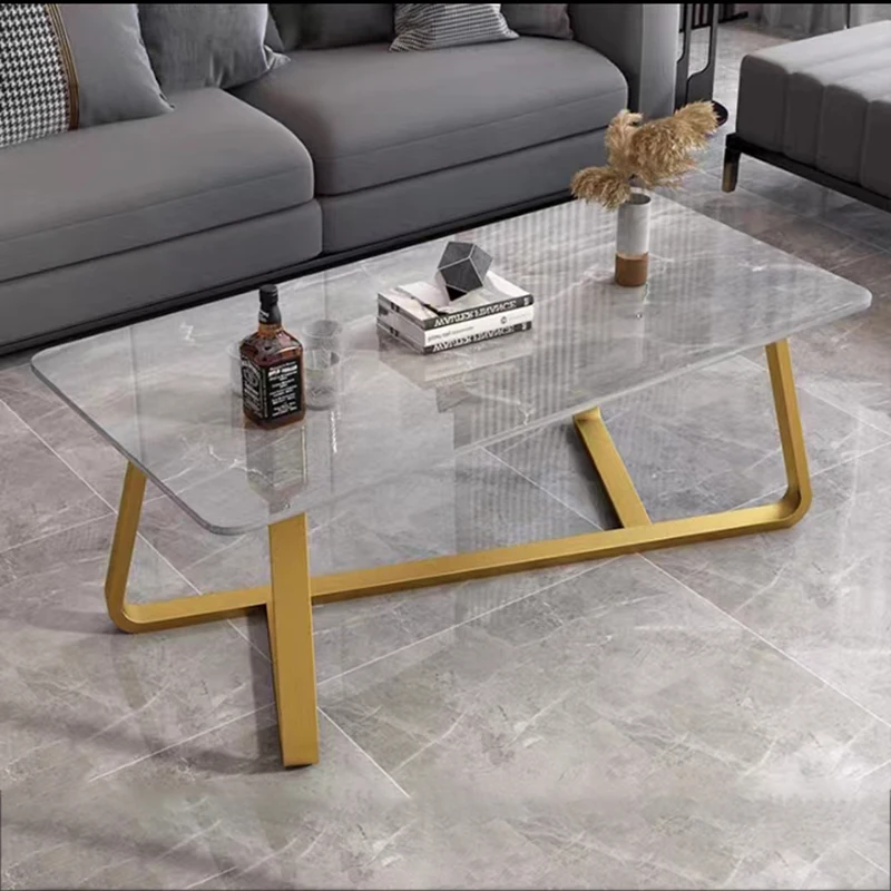 

Living Room Modern Design Coffee Tables Small MDF Marble Metal Narrow Dinning Table Set Nordic Meubles De Salon Nightstands