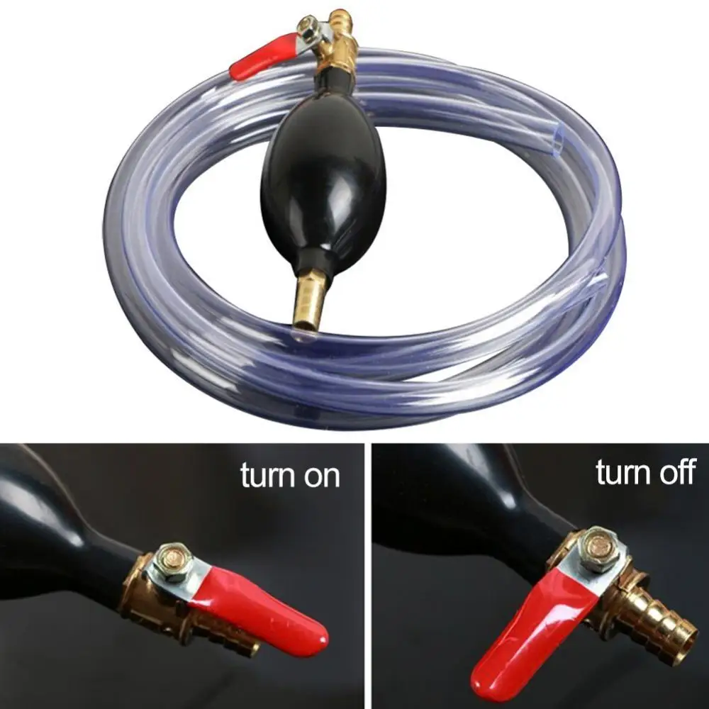 

Auto Motorcycle Manual Siphon Liquid Water Transfer Oil Fuel Petrol Pump Hose Car Motorbike Accessories Tool