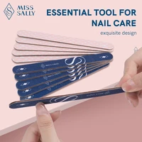 miss sally 10pcs professional 180 nail file for manicure sandpaper thick nail files buffer pedicure manicure polishing nail set