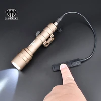 m600 flashlight m600u surefir 400lumens tactical weapon scout light%c2%a0 led torch dual function tape switch for airsoft weaponlight