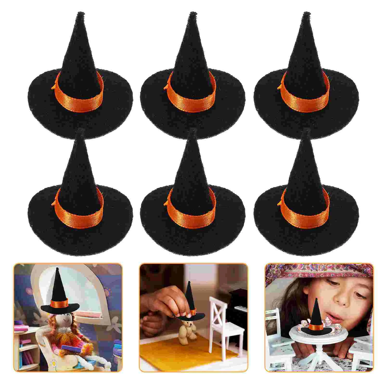 

10 Pcs Party Witch Hat Hats Hat Mini Witches Prop House Decorative