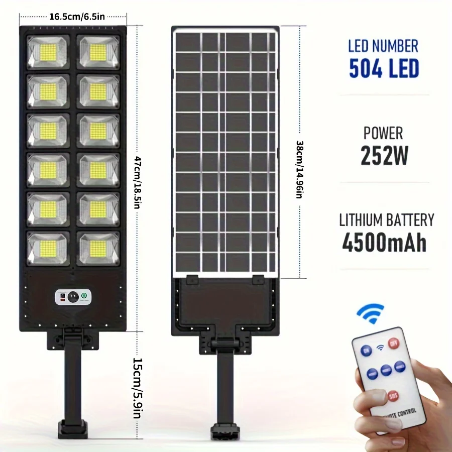 

Солнечные светильники 250 Вт LED 8000LM с датчиком движения