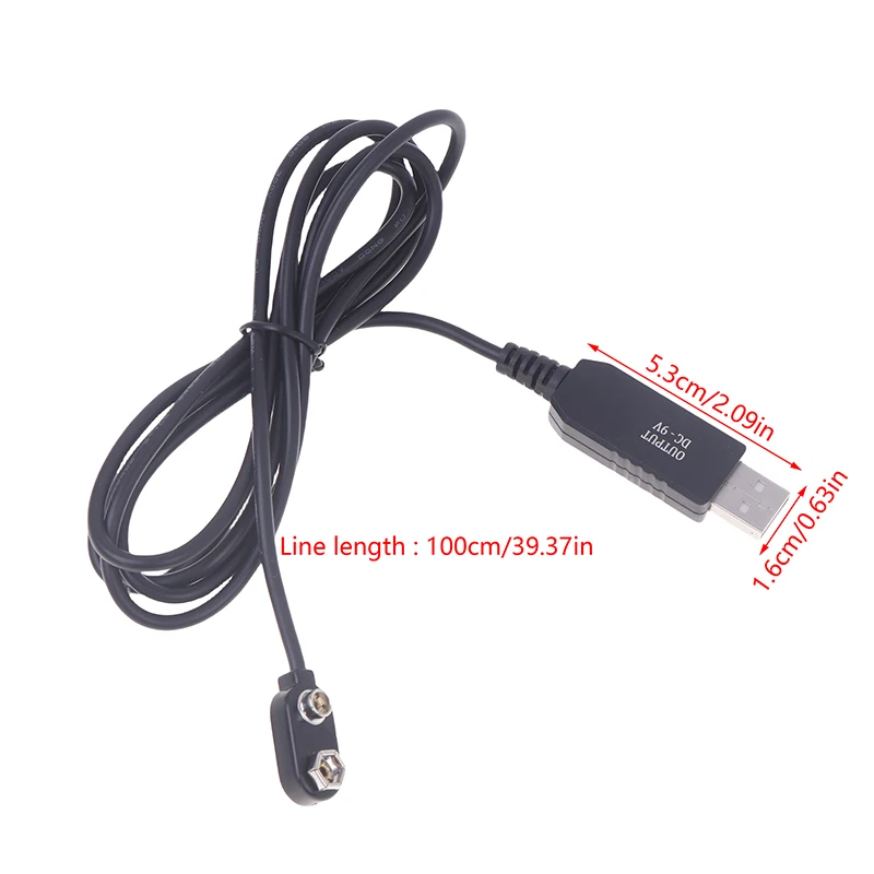 1 шт. 9 В устройство устранения батареи USB-кабель преобразователь регулятор