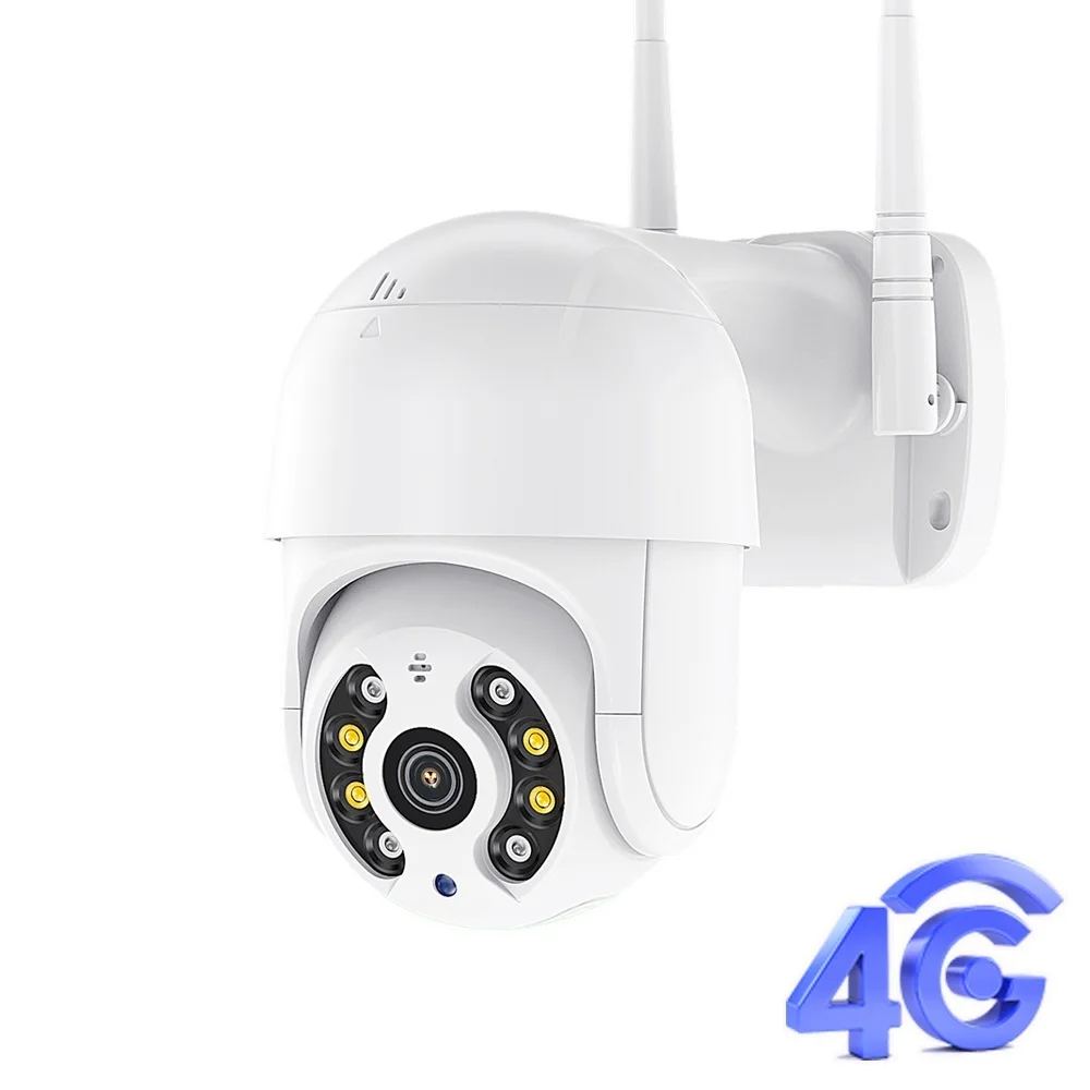 

New LED Video 4G PTZ 2MP 3MP 5MP Camera Human Detection xmeye icsee Surveillance With Outdoor home Wifi Cameras