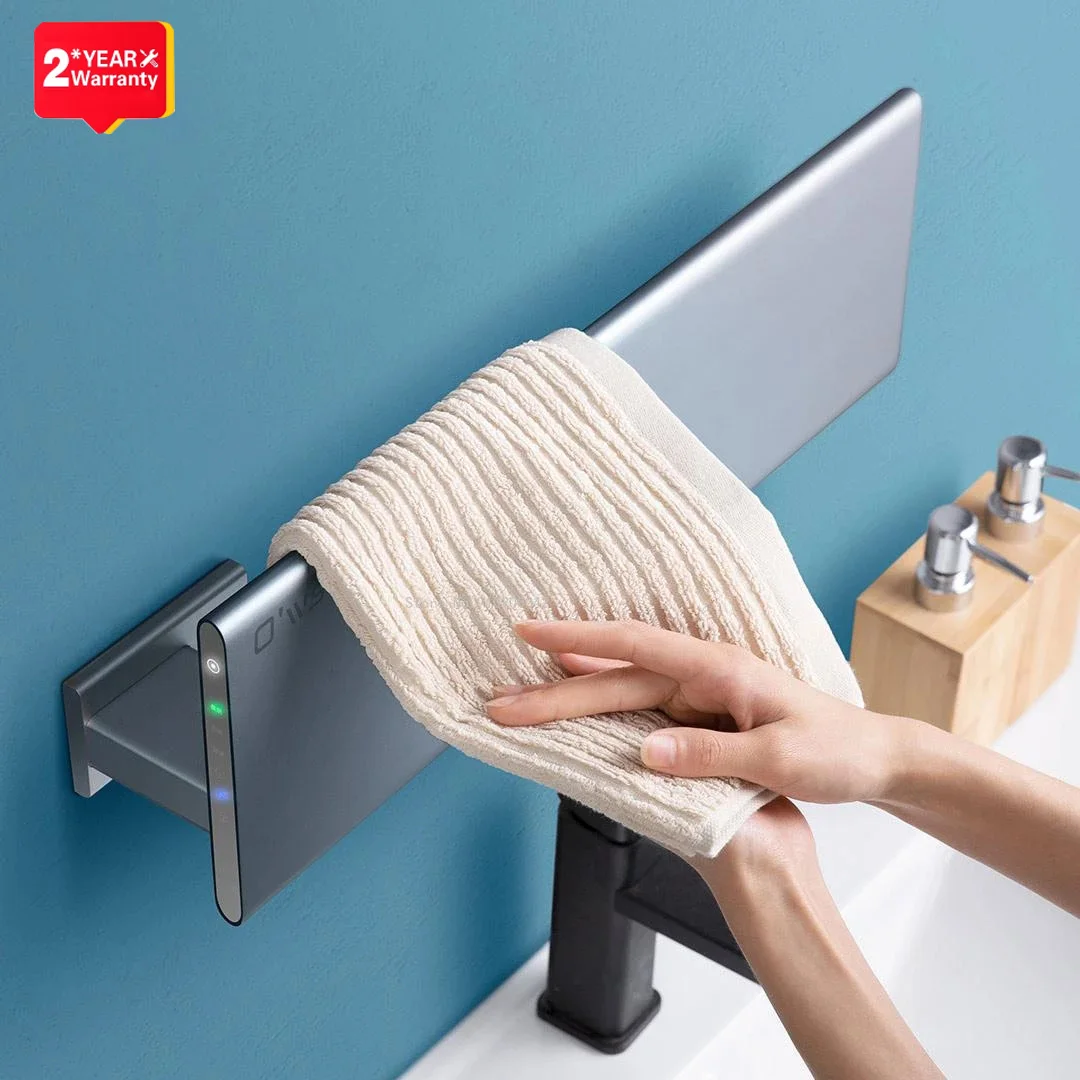 

Ows Intelligent Temperature Electric Heating Towel Rack Work With Mi Home App Smart Timing Sterilize and Remove Mi