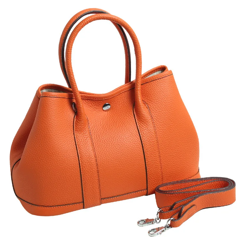 

100% Genuine Leather Cow Leather Luxury Handbag Designer Tote Brand High Quality Garden Party Tote Bag Women Shoulder Bag Bosla