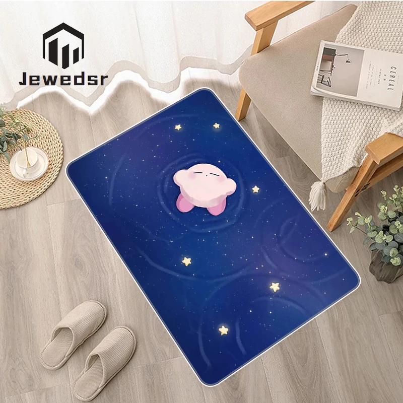 

Long Corridor Carpet K-Kirbys Bathroom Mat Anti Slip Mat Kawaii Rug Doormat Entrance Door Washable Non-slip Kitchen Rug Doormats