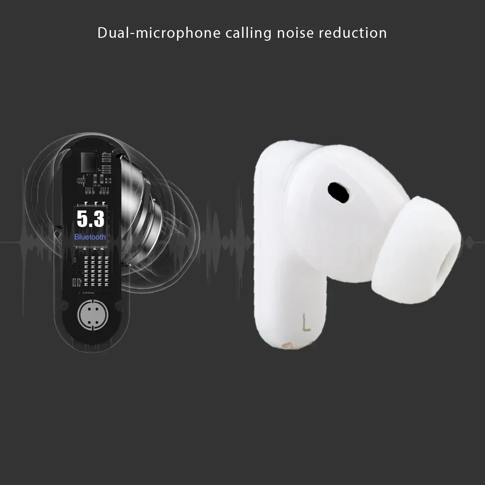 Фото Наушники TINHIFI TINBUDS1 ANC с активным шумоподавлением, HIFI, беспроводные Bluetooth 5.3 TWS, функция отмены шума с функцией воспроизведения. №4