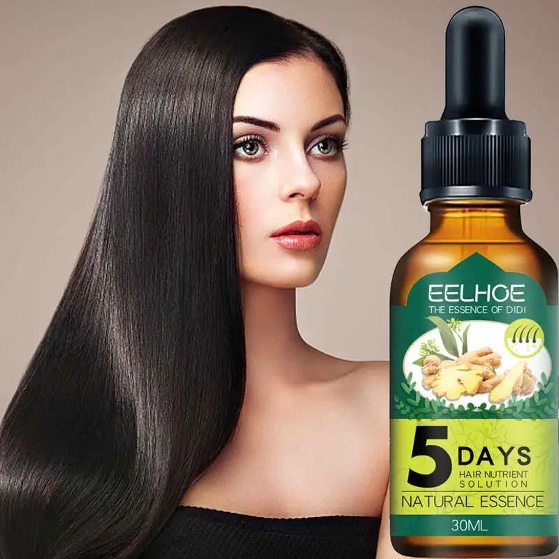 

Ginger Hair Growth Essential Oil Organic Hair Care Oil 30ml Natural Damage Hair Repairing Essence Dry Scalp Nourishing Serum Oil