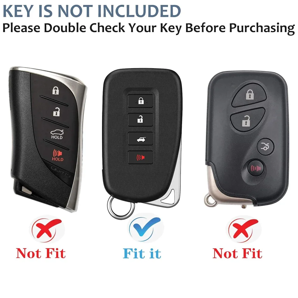 Чехол для ключа Lexus из углеродного волокна ES200-ES350 GX460 LC500 LS350 LS500h LX600 защитный чехол