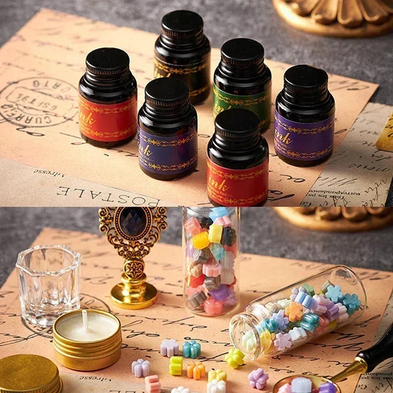 Набор перьевых ручек каллиграфия искусственные чернила элегантный комплект для