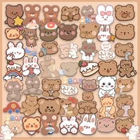 50100pcs cute bear sticker for refrigerator mobile phone tablet ipad cup mac suitcase notebook stickers stationery personalized