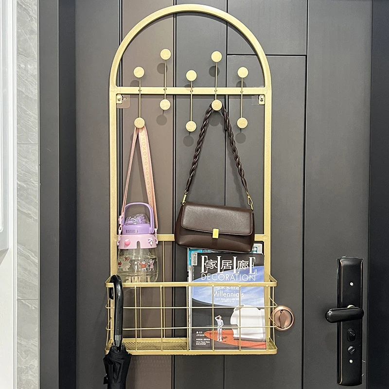 

Gold Shelf Coat Racks Standing Metal Nordic Bedroom Hallway Garment Coat Racks Hanger Hat Woman Cabideiro Household Items