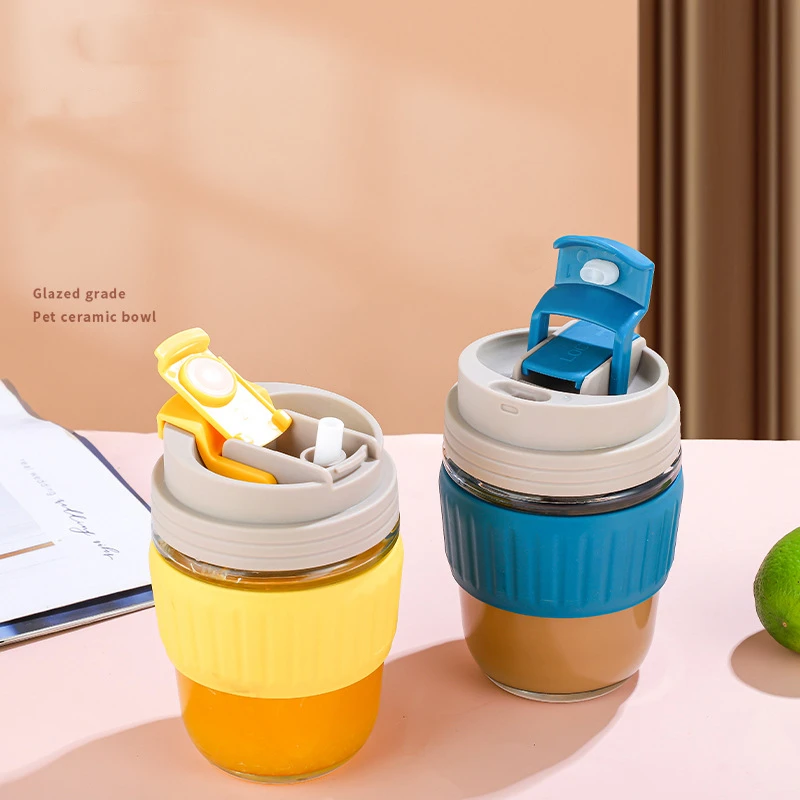 

High Borosilicate Glass Mugs With Straw Tea Milk Lemon Juice Coffee Water Beer Cup Bar Office Drinkware Lover Gift Creativity