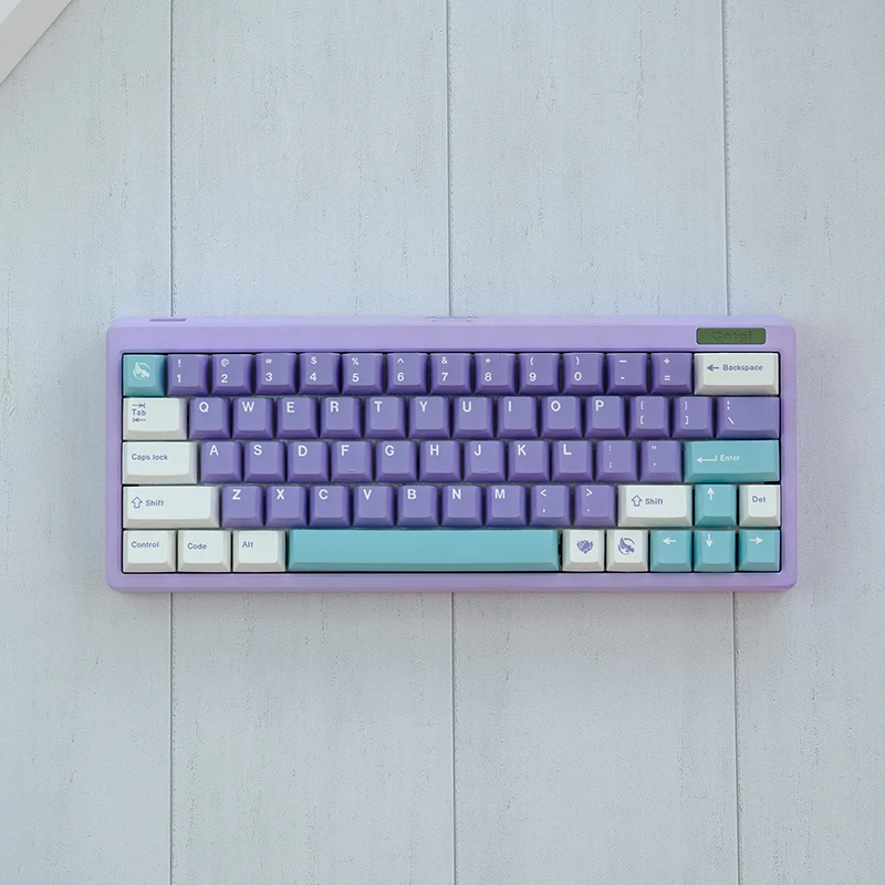 

129 Keys magnolia Keycaps DYE-SUB cherry profile Mechanical Keyboard GK61 GK64 PBT Keycaps with 1.75U 2U Shift For MX Switches