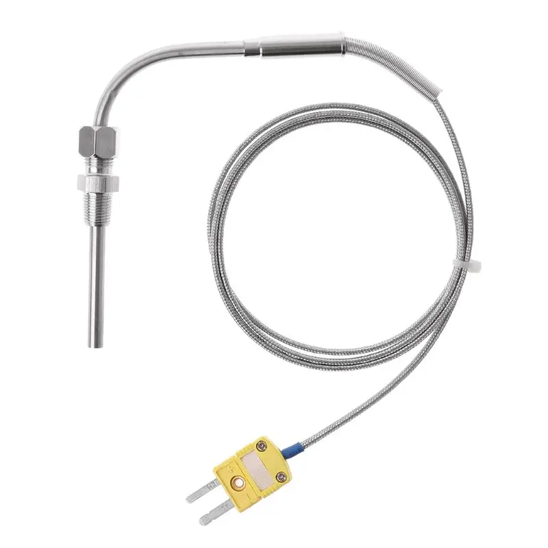 

EGT Thermocouple K Type 1/8" NPT Temperature Probe Sensors Exhaust Gas Temp Sensor Probe Connector 0-1250 ℃ 1 Meter Dropship