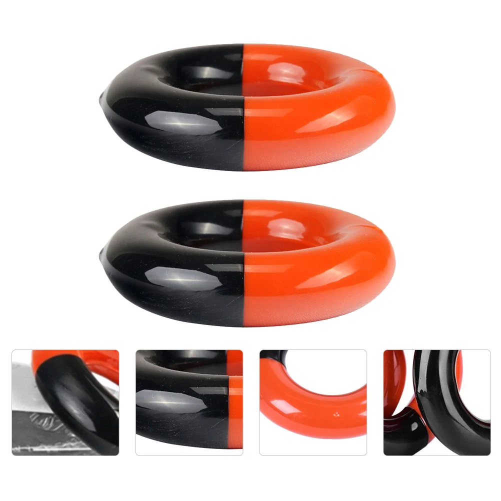 

2 Pcs Rubber Golfs Ring Golfing Weighted Ring Golfing Weighted Practice Tool