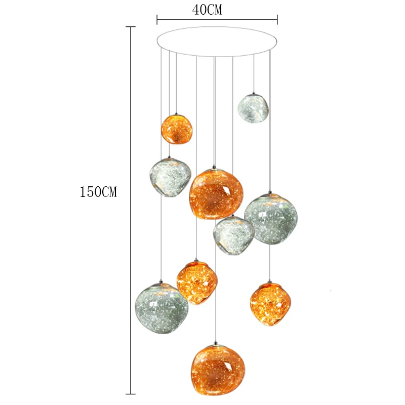 

Modern Crystal stair chandelier lights indoor lighting Ceiling lamp hanging light led Chandeliers for living room indoor lightin