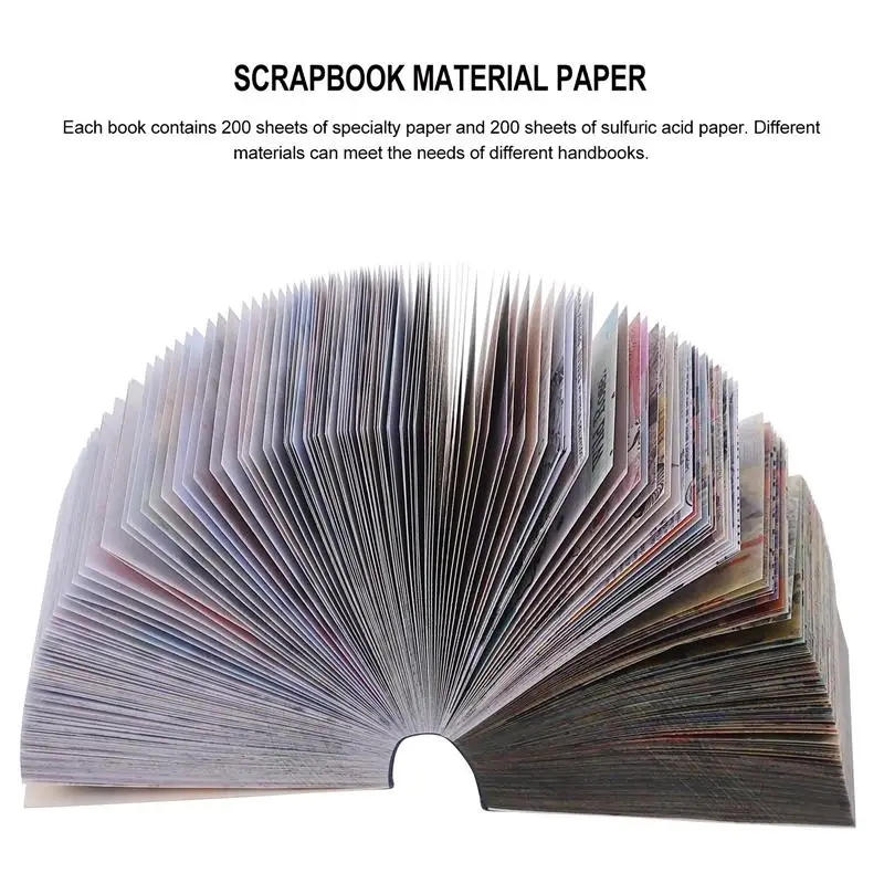 

400 листов/книжка, винтажный коллаж, Книга в ретро стиле, Книга в ретро стиле, книга из искусственного материала