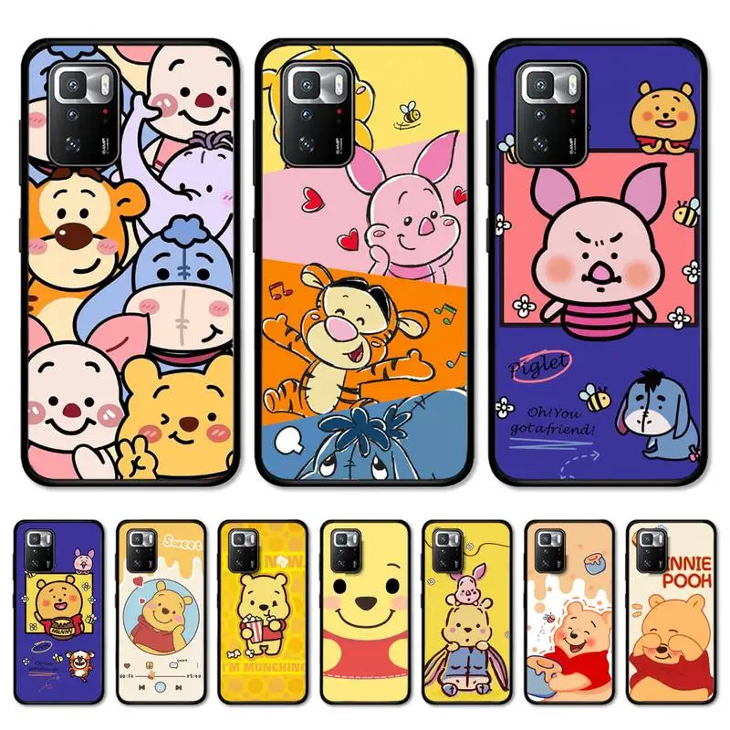 

Disney Cute Winnie The Pooh Phone Case For Redmi Note 8A 7 5 Note8pro 8T 9Pro note 6pro Funda Capa