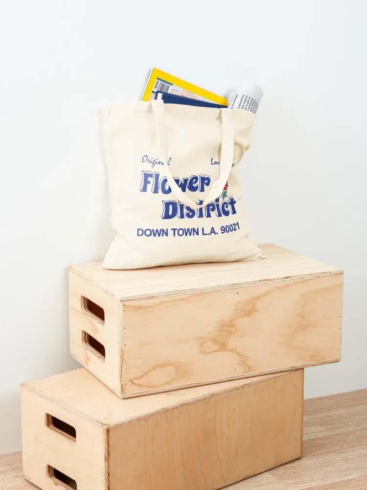 Женская Холщовая Сумка-тоут с цветочным принтом