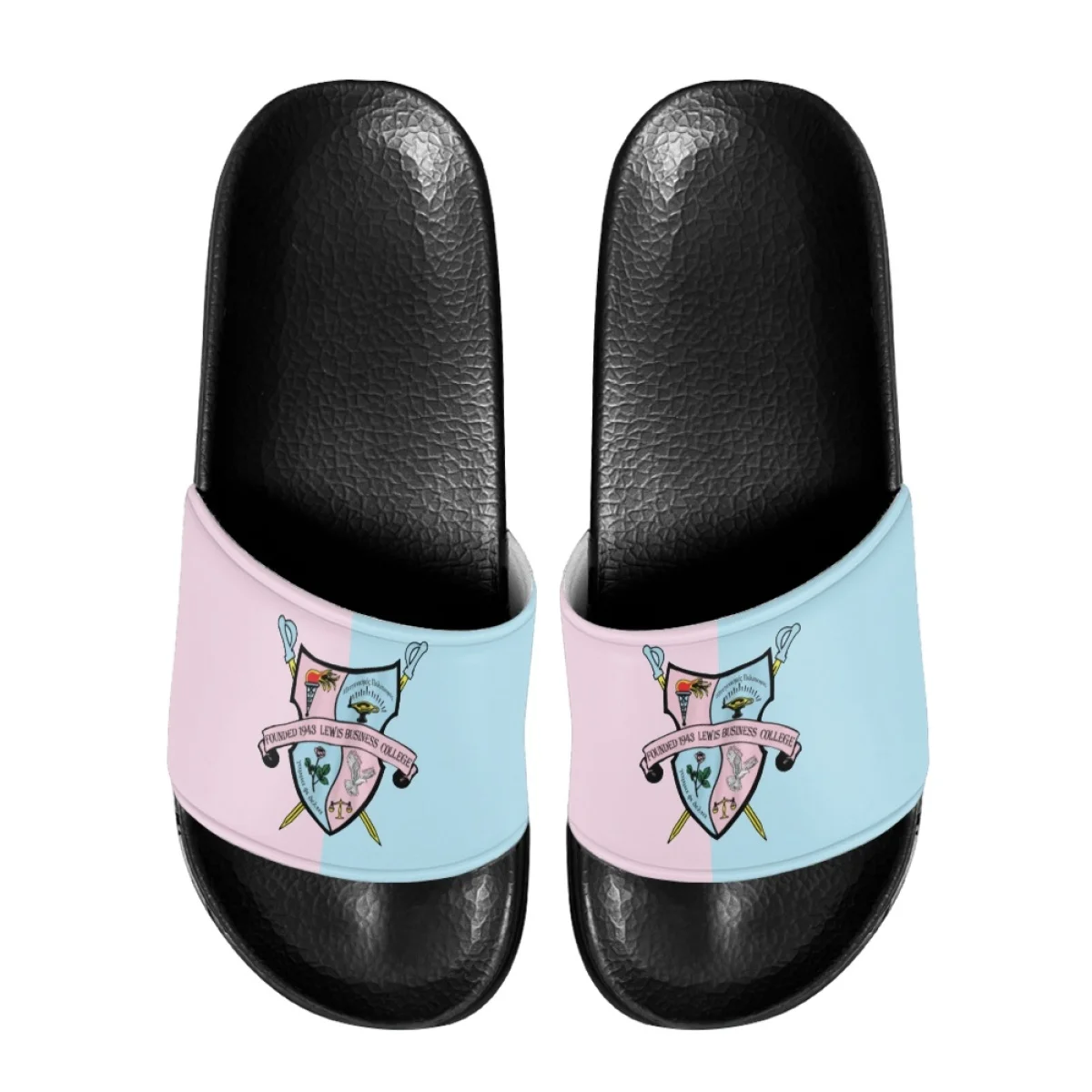 Breathable Non-slip Beach Slippers Gamma Phi Delta Pattern Comfortable Flat Sandals Female High Quality Flip Flops Zapatos Mujer