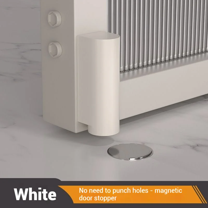 

Магнитный дверной стопор из нержавеющей стали серый чёрный