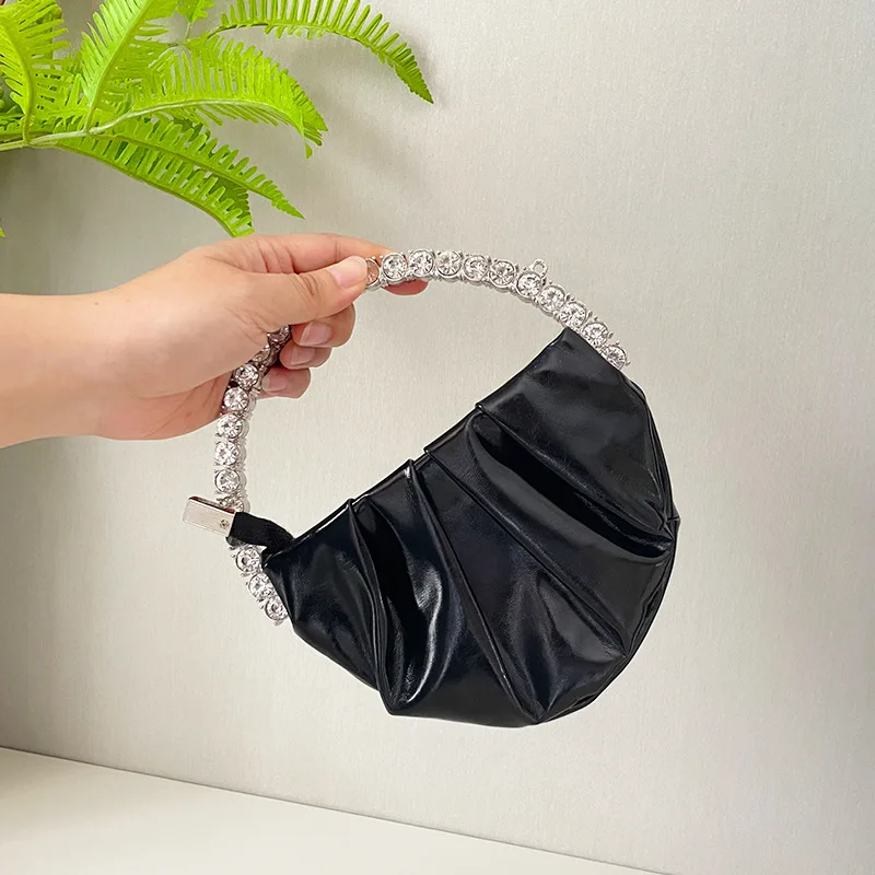 

Новинка 2022, женские сумки со стразами, кожаные сумки на плечо, украшенные стразами, свадебные кошельки, кошелек, Прямая поставка