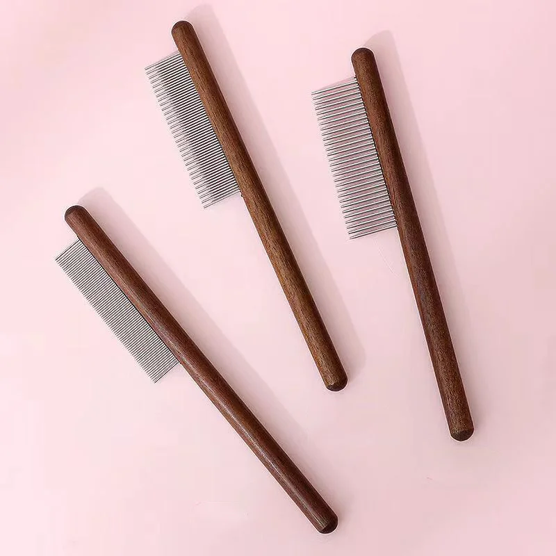 

Расческа для шерсти домашних животных, Массажная щетка из нержавеющей стали для груминга собак и кошек, товары для домашних питомцев