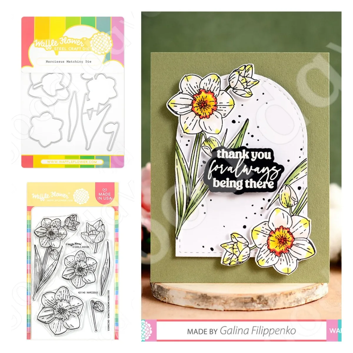 

Narcissus Flower Cutting Dies Stamps Scrapbook Diary Decoration Embossing Template Diy Greeting Card Handmade Hot Sale 2022 New