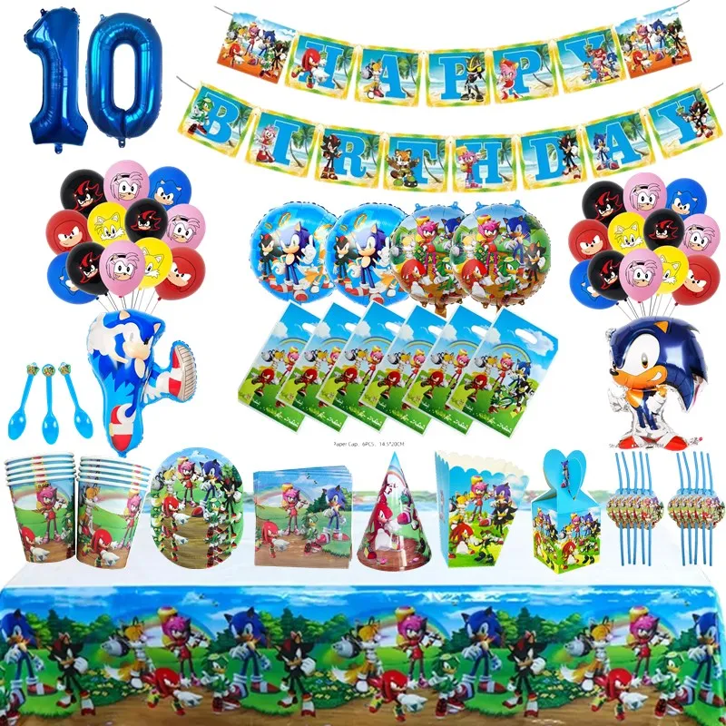 

Ультразвуковое украшение для дня рождения, одноразовая посуда, бумажная плитка, баннер, фольгированный воздушный шар, товары для праздника,...