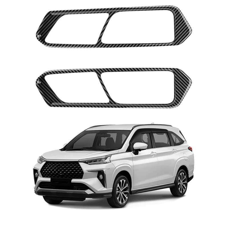 Наклейка на дверную ручку из углеродного волокна для Toyota Veloz Avanza 2022 +
