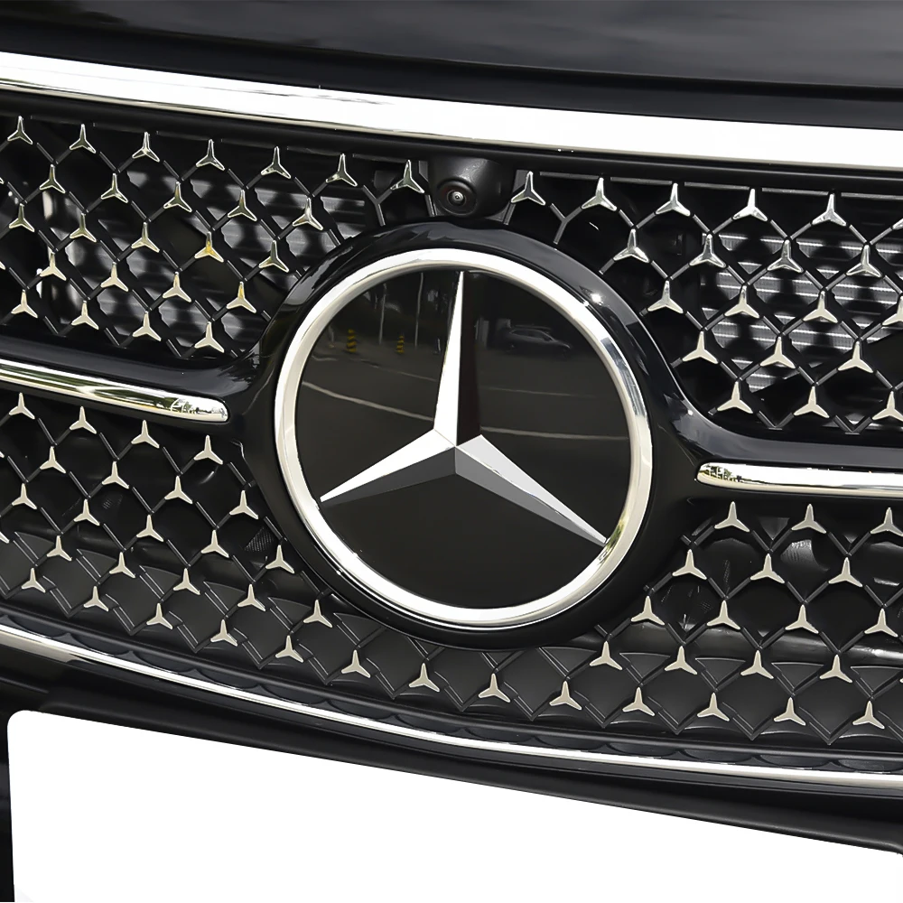 Emblemat przedniego grilla samochodu Wymienny styl lusterka Odznaka kratki samochodowej Akcesoria dekoracyjne do Mercedes Benz W204 W205 W213 W253