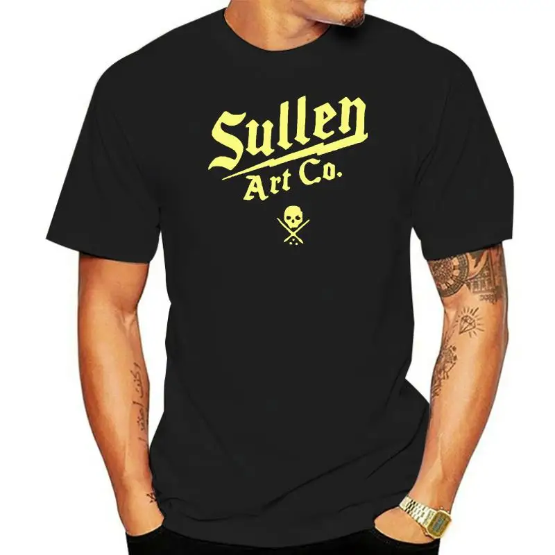 

Sullen Men's Thorned T Shirt Black Rap Tee T-Shirt Tattooed Clothing Apparel