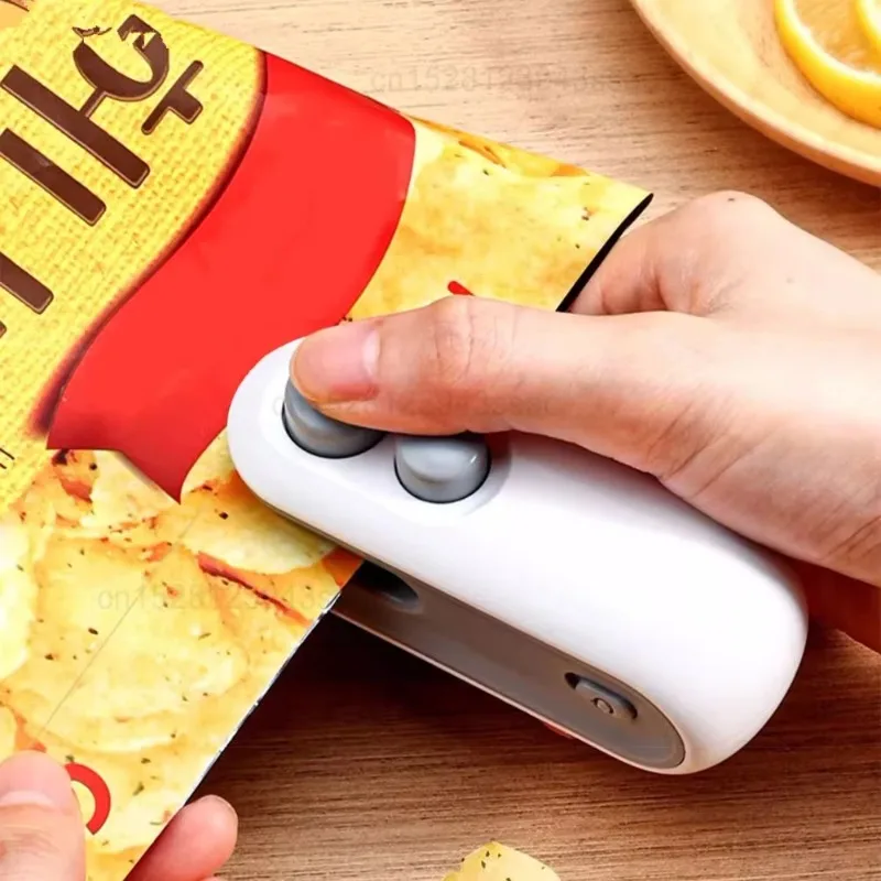 Портативный Перезаряжаемый Вакуумный Упаковщик Для Закусок - Домашнего