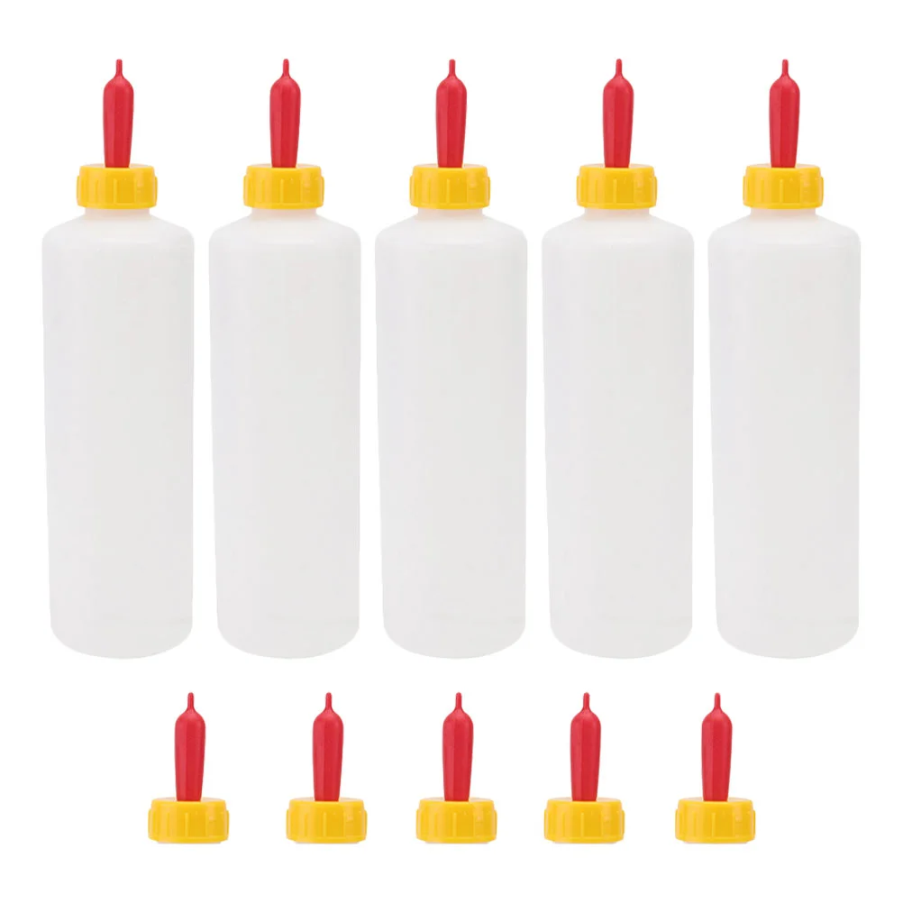 

5 Sets Animal Feeding Bottles Lamb Nursing Bottles Feeder Bottles for Farm