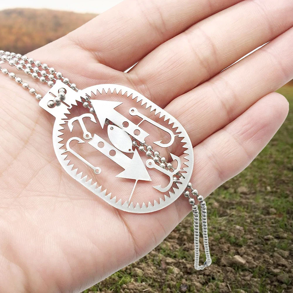 

Survival Gear Credit Card Multi-tool Fishing Hooks Hunting Survival Kit For Outdoors Accessories Equipment Carp Accessory