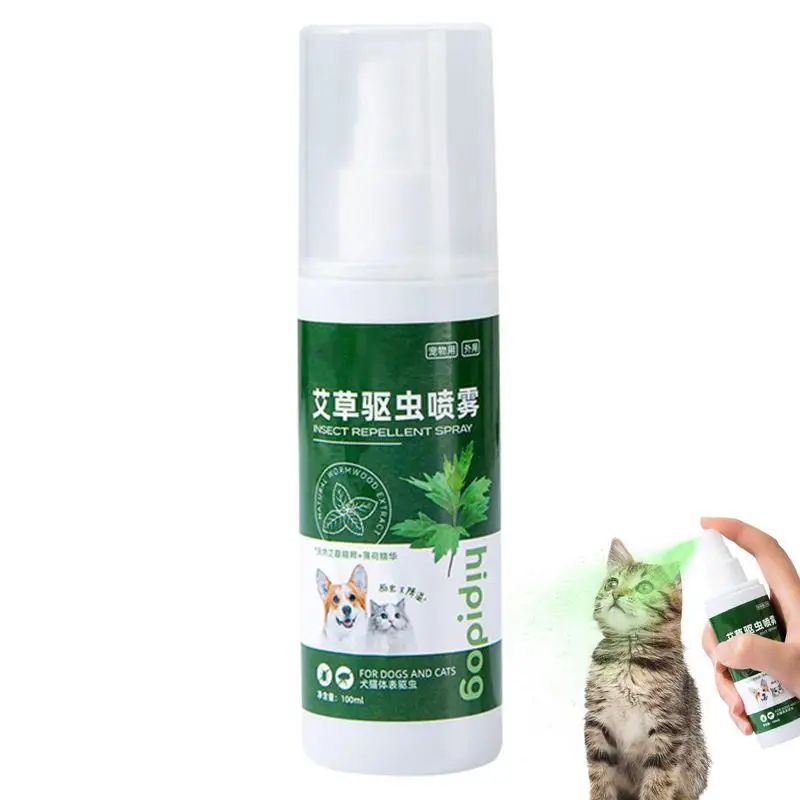 

100mL Pet Insect Repellent Spray Cats And Dogs Anti-itch Anti-flea Pets Health Liquid Dog Flea Products Cat Lice