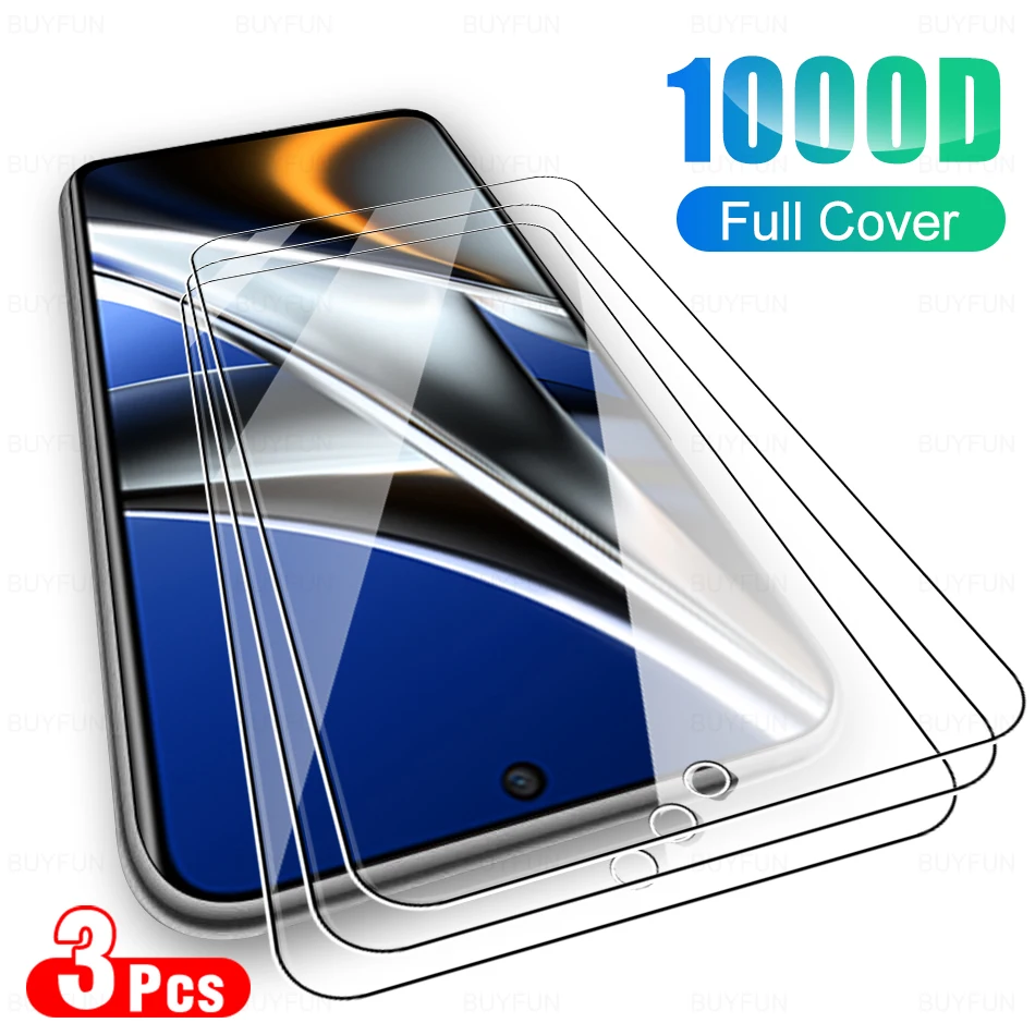 

3PCS For Xiaomi Poco X4 Pro Screen Protectors Film Tempered Glass Xiami Poco X4 Nfc X3 Pro X3 Gt F2 Pro X2 M4 M3 F3 phone F1