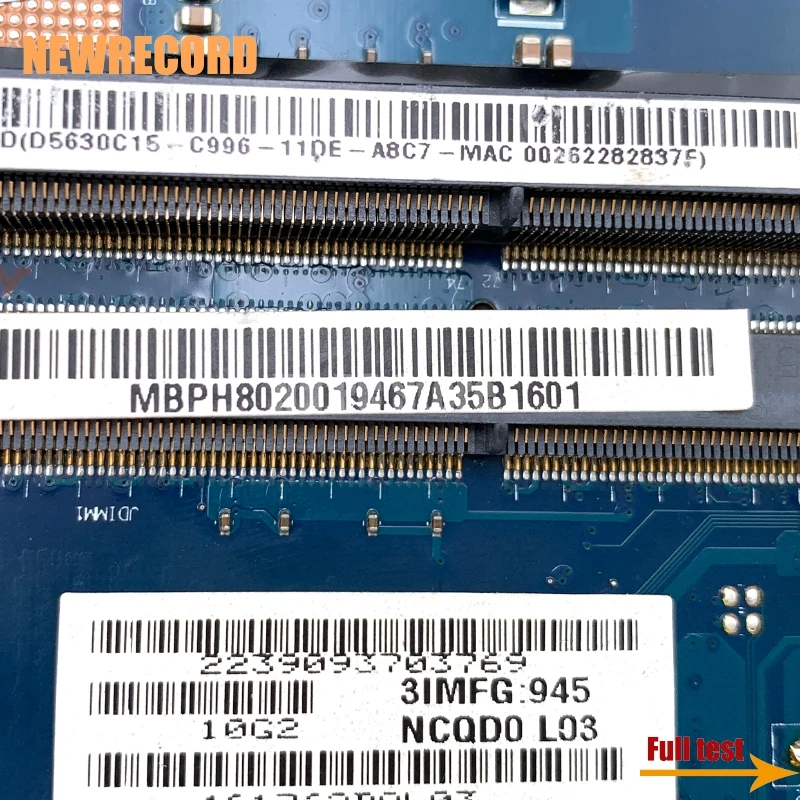 Материнская плата для ноутбука ACER Aspire 5942 5942G HD 4650 GPU MBPH802001 MBNCQD1001 NCQD0 - купить по